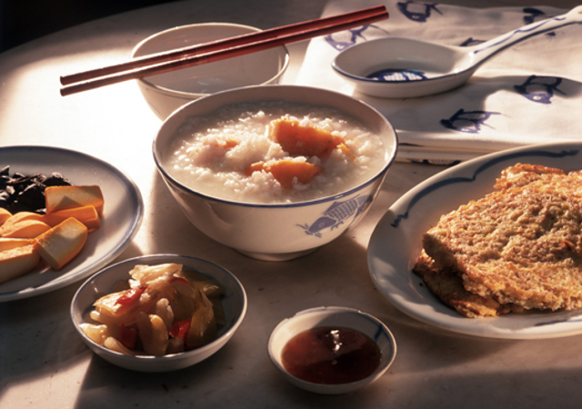 China, 'congie', rice porridge for breakfast