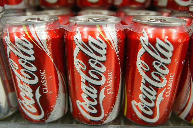 Cans of coke for sale in America