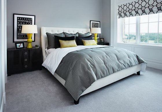 Grey-Modern-Apartment-Bedroom-with-Soft-Carpet-Floor
