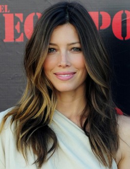 Jessica-Biel-Long-Hairstyle-Ombre-Haircut