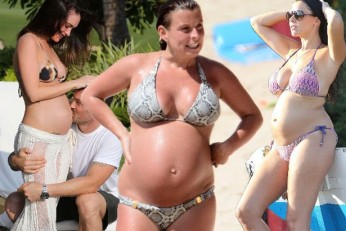 Pregnant-Mums-in-bikinis