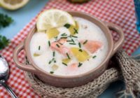 Saldā krējuma zupa ar lasi – Somijas recepte