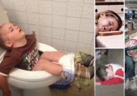 20 pieradījumi tam, ka bērni var aizmigt JEBKUR