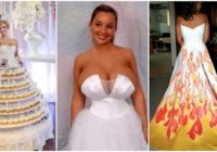 Šīm līgavām labāk būtu bijis teikt “nē” savām kāzu kleitām