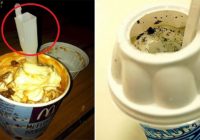 Vai esi pamanījis dīvaino McFlurry saldējuma karoti? Ir noskaidrots, kāpēc tas ir tā!