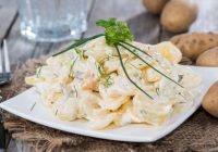Kartupeļu salātu recepte ar krēmīgu mērci
